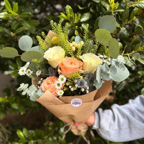 The Petite hand-tied bouquet from Growe Flowers