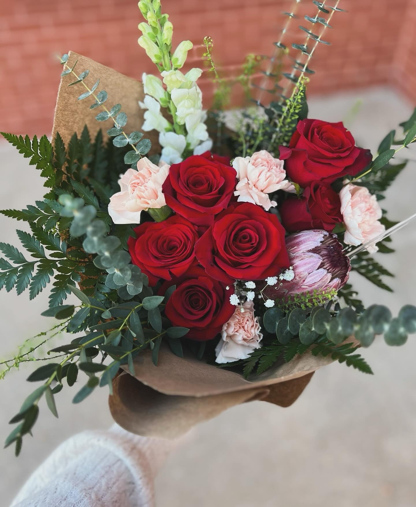 Fresh cut flowers in a vase
