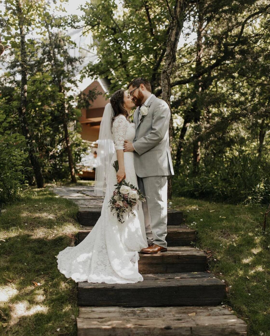 Ceremony floral installation